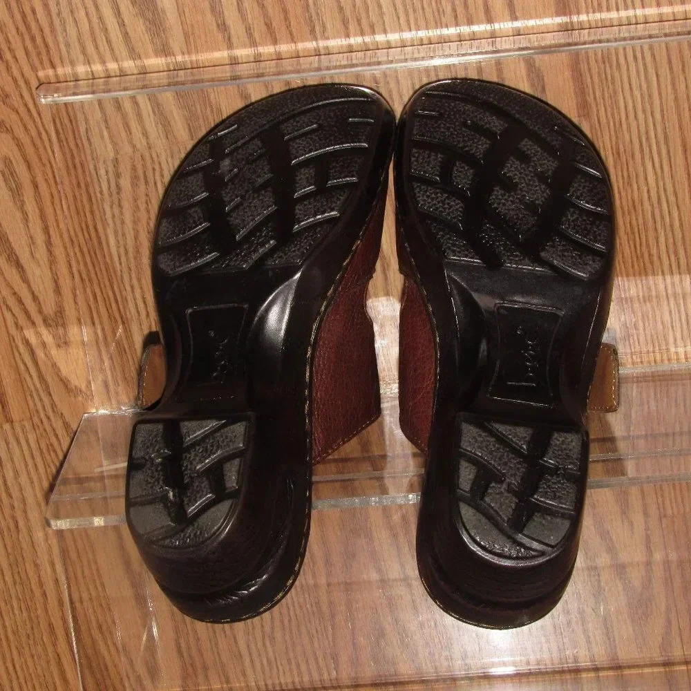 BOC Born Concept Leather Mules Clogs Shoes Size 7M - Picture 5 of 5